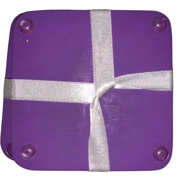 Coasters Pineapple Purple Housewarming Home Welcome Protective - Picture 2 of 3